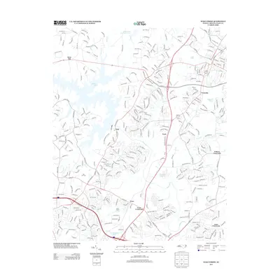 2013 Map of Wake Forest, 2013 Print