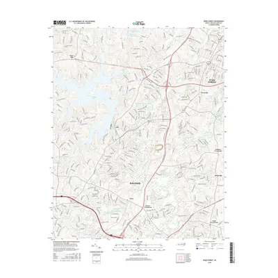 2016 Map of Wake Forest, 2016 Print