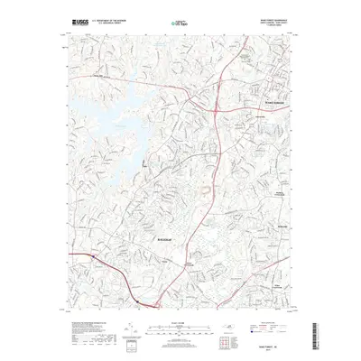 2019 Map of Wake Forest, 2019 Print