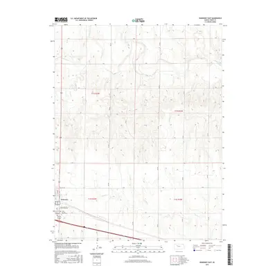 2015 Map of WaKeeney East, 2015 Print