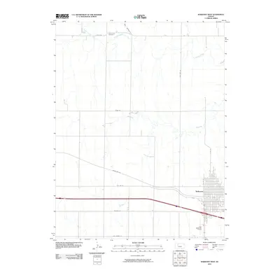 2010 Map of WaKeeney West, 2010 Print