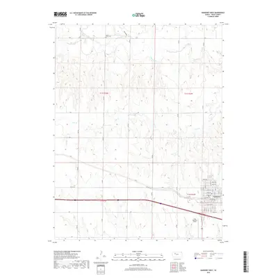 2018 Map of WaKeeney West, 2018 Print