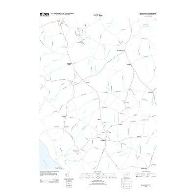 2013 Map of Wakefield, 2013 Print