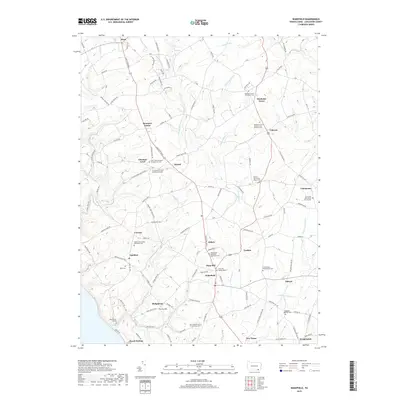 2019 Map of Wakefield, 2019 Print