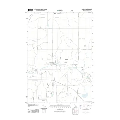 2012 Map of Wakeley Lake, 2012 Print