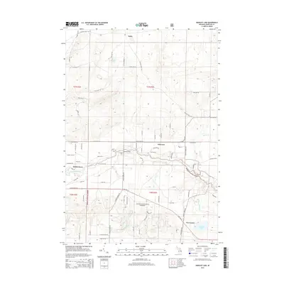 2014 Map of Wakeley Lake, 2014 Print