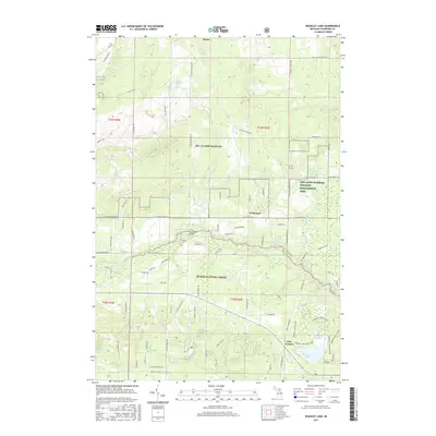 2017 Map of Wakeley Lake, 2017 Print