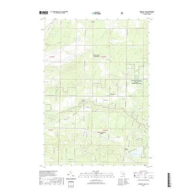2019 Map of Wakeley Lake, 2019 Print