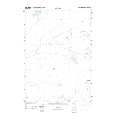 2013 Map of Wakely Mountain, 2013 Print
