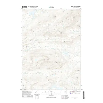 2016 Map of Wakely Mountain, 2016 Print