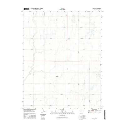 2016 Map of Wakita SW, 2016 Print