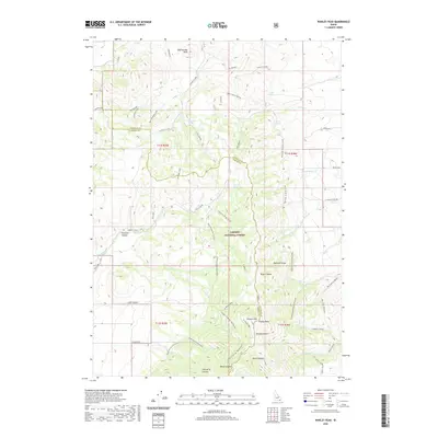 2020 Map of Wakley Peak, 2020 Print