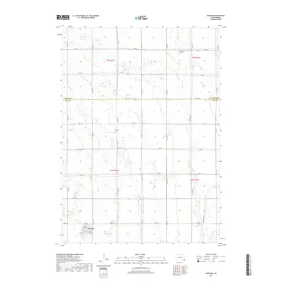 2017 Map of Wakonda, 2017 Print