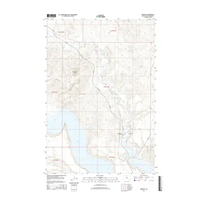 2015 Map of Wakpala, 2015 Print