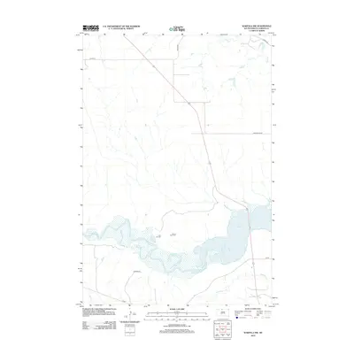 2012 Map of Wakpala NW, 2012 Print