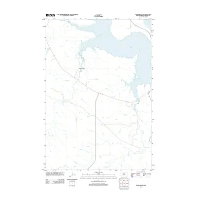 2012 Map of Wakpala SE, 2012 Print