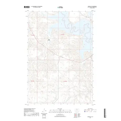 2017 Map of Wakpala SE, 2017 Print