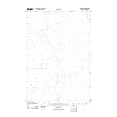 2012 Map of Wakpala SW, 2012 Print