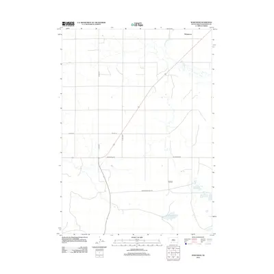 2012 Map of Wakpamani, 2012 Print