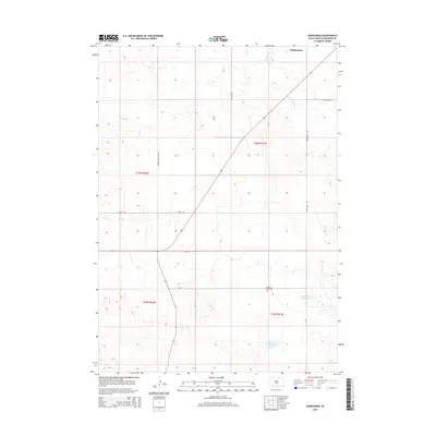 2015 Map of Wakpamani, 2015 Print