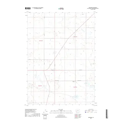 2017 Map of Wakpamani, 2017 Print