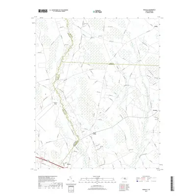 2019 Map of Wakulla, 2019 Print