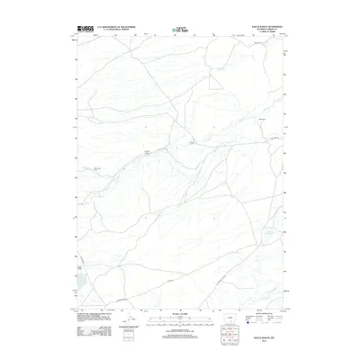 2012 Map of Walck Ranch, 2012 Print