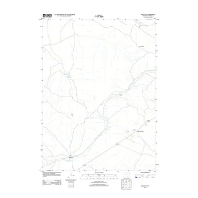 2012 Map of Walcott, 2012 Print