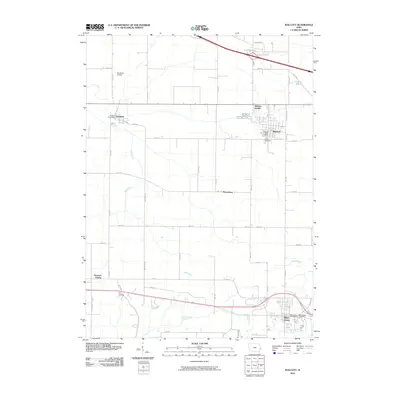 2010 Map of Walcott, 2010 Print