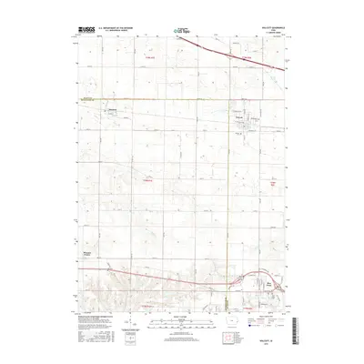 2015 Map of Walcott, 2015 Print