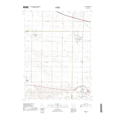 2018 Map of Walcott, 2018 Print