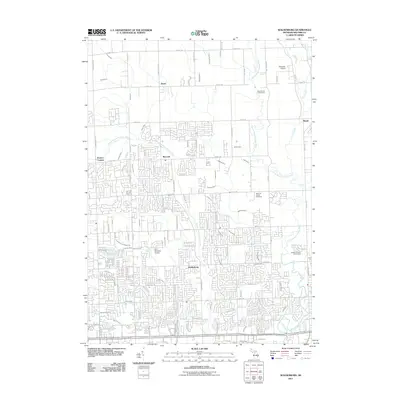 2011 Map of Waldenburg, 2011 Print