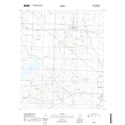 2020 Map of Waldo, 2020 Print