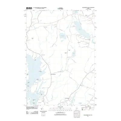 2011 Map of Waldoboro East, 2011 Print