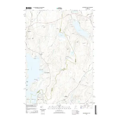 2014 Map of Waldoboro East, 2014 Print