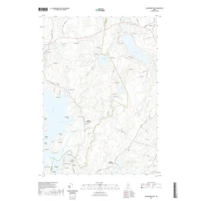 2021 Map of Waldoboro East, 2021 Print