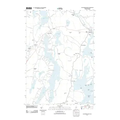 2011 Map of Waldoboro West, 2011 Print