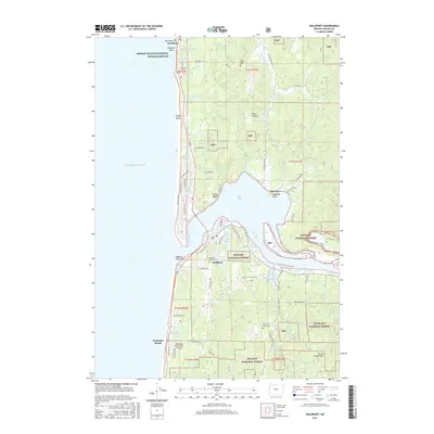 2017 Map of Waldport, 2017 Print