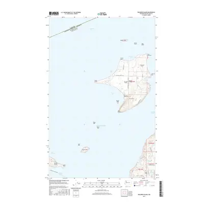 2017 Map of Waldron Island, 2017 Print