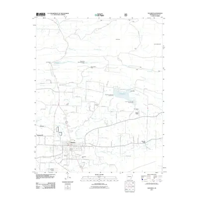 2011 Map of Waldron, 2011 Print