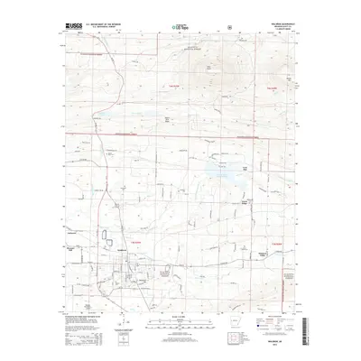 2014 Map of Waldron, 2014 Print