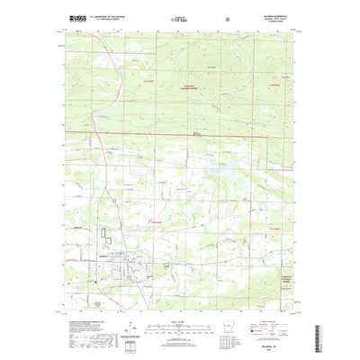 2020 Map of Waldron, 2020 Print
