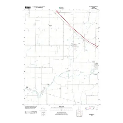 2010 Map of Waldron, 2010 Print