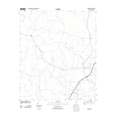 2012 Map of Waldrup, 2012 Print