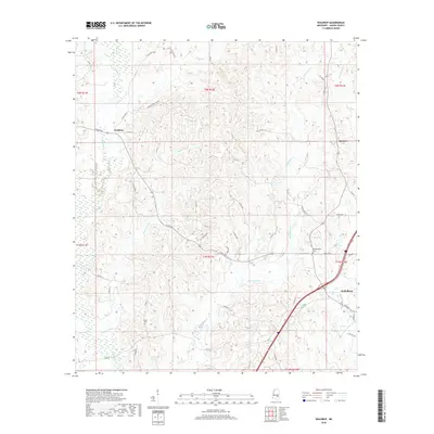 2018 Map of Waldrup, 2018 Print