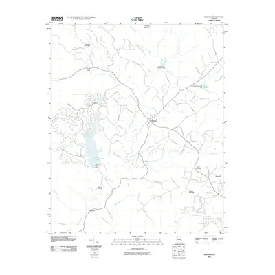 2011 Map of Waleska, 2011 Print