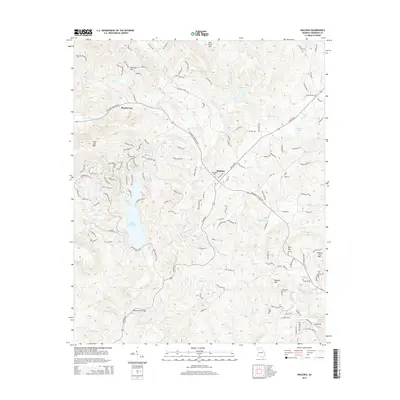 2014 Map of Waleska, 2014 Print