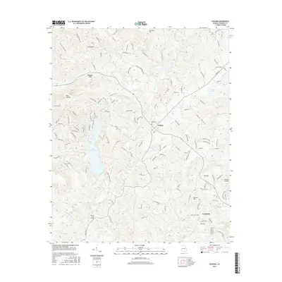 2017 Map of Waleska, 2017 Print