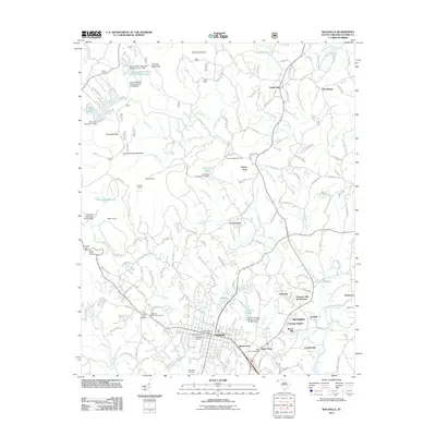 2011 Map of Walhalla, 2011 Print