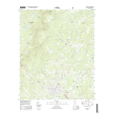 2017 Map of Walhalla, 2017 Print